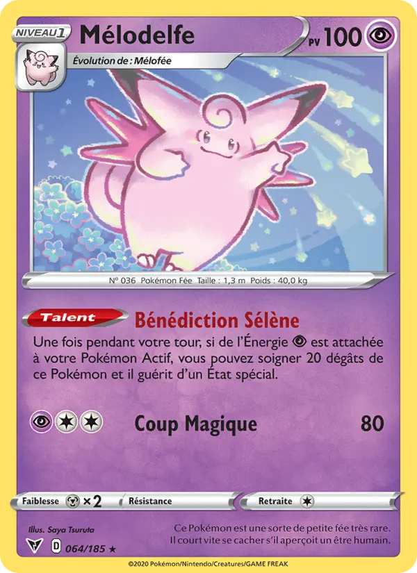 Mélodelfe — carte 64 de l’extension Voltage Éclatant