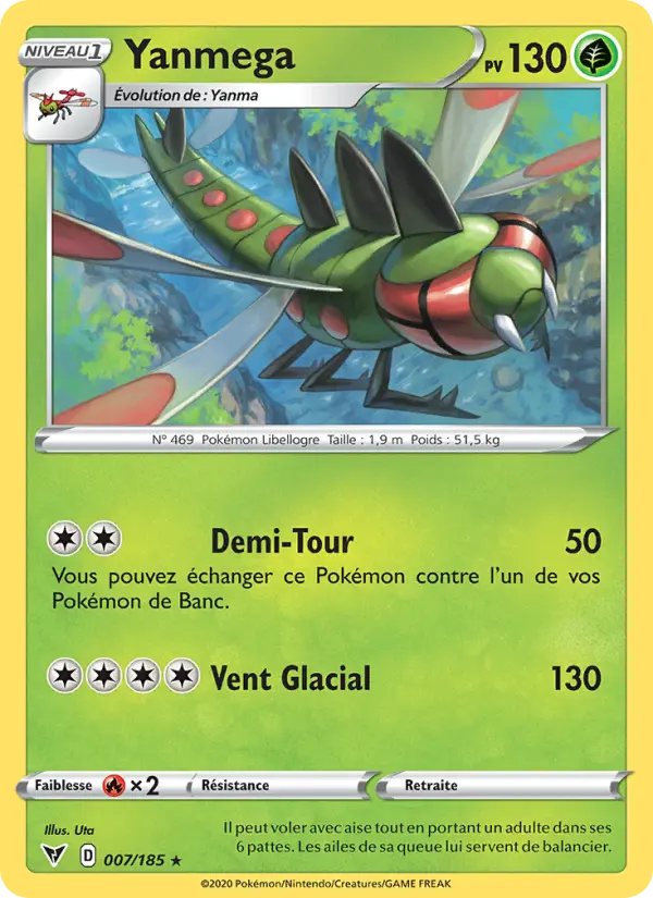Yanmega — carte 7 de l’extension Voltage Éclatant