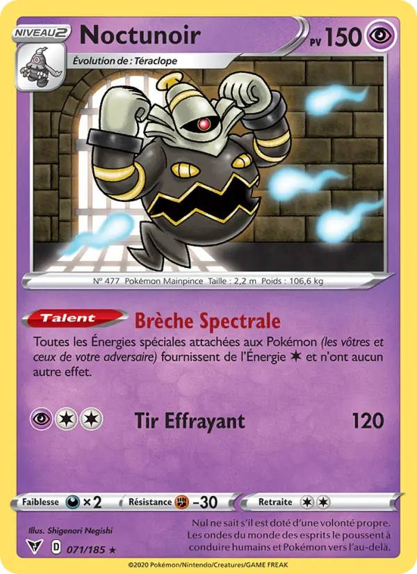 Noctunoir — carte 71 de l’extension Voltage Éclatant