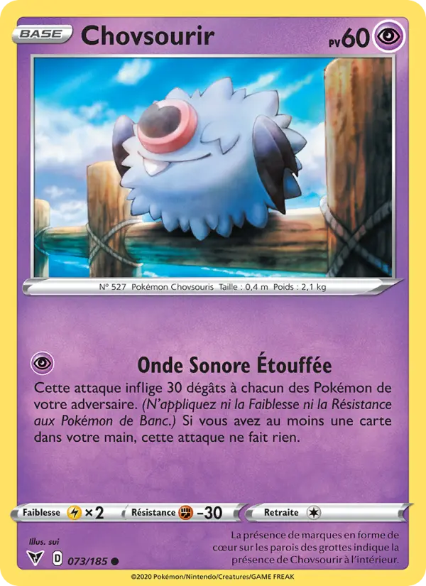 Chovsourir — carte 73 de l’extension Voltage Éclatant