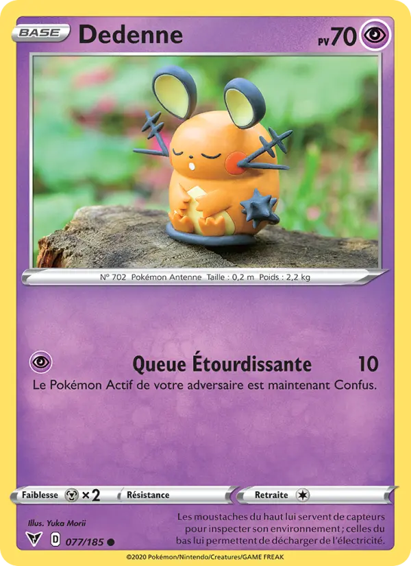Dedenne — carte 77 de l’extension Voltage Éclatant