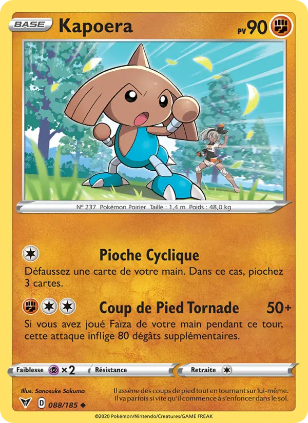 Kapoera — carte 88 de l’extension Voltage Éclatant