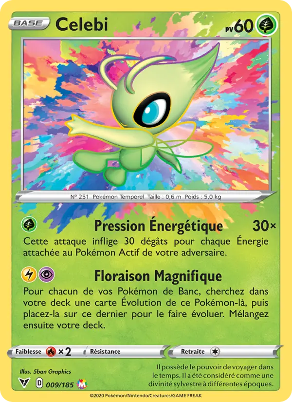 Celebi — carte 9 de l’extension Voltage Éclatant