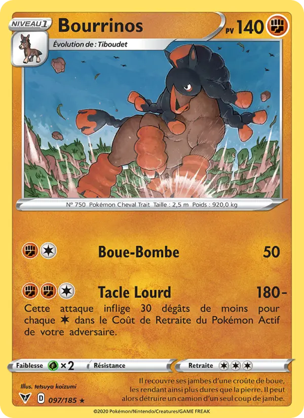 Bourrinos — carte 97 de l’extension Voltage Éclatant