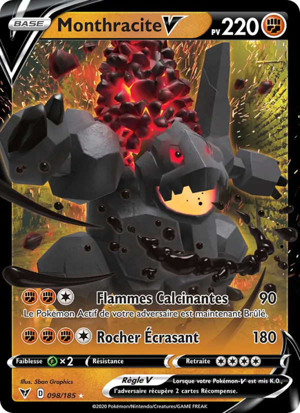 Monthracite V — carte 98 de l’extension Voltage Éclatant