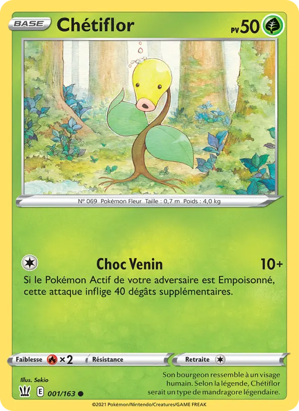 Chétiflor — carte 1 de l’extension Styles de combat