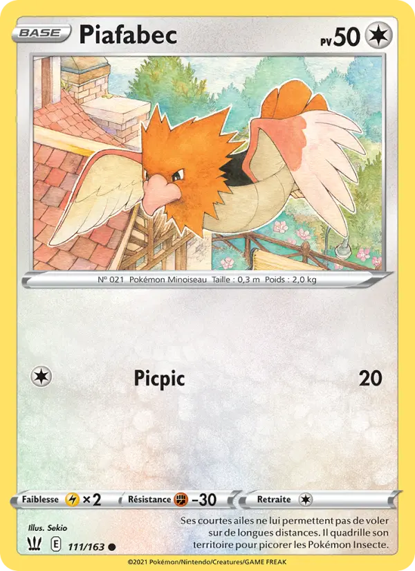 Piafabec — carte 111 de l’extension Styles de combat