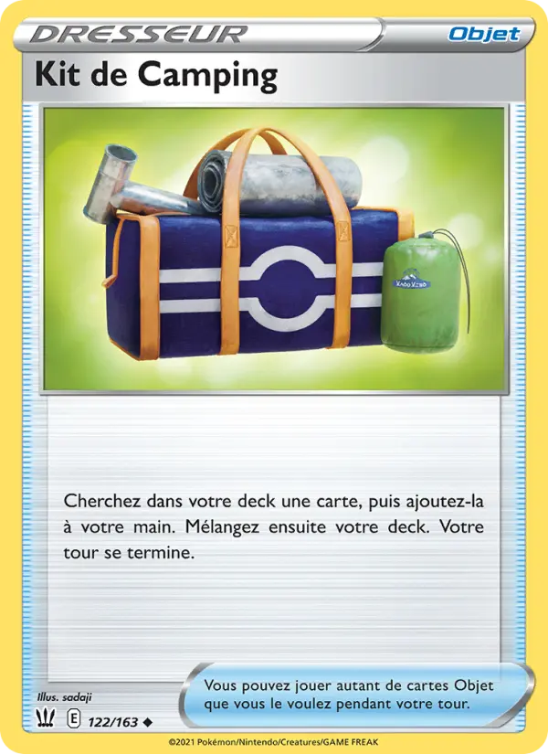 Kit de Camping — carte 122 de l’extension Styles de combat