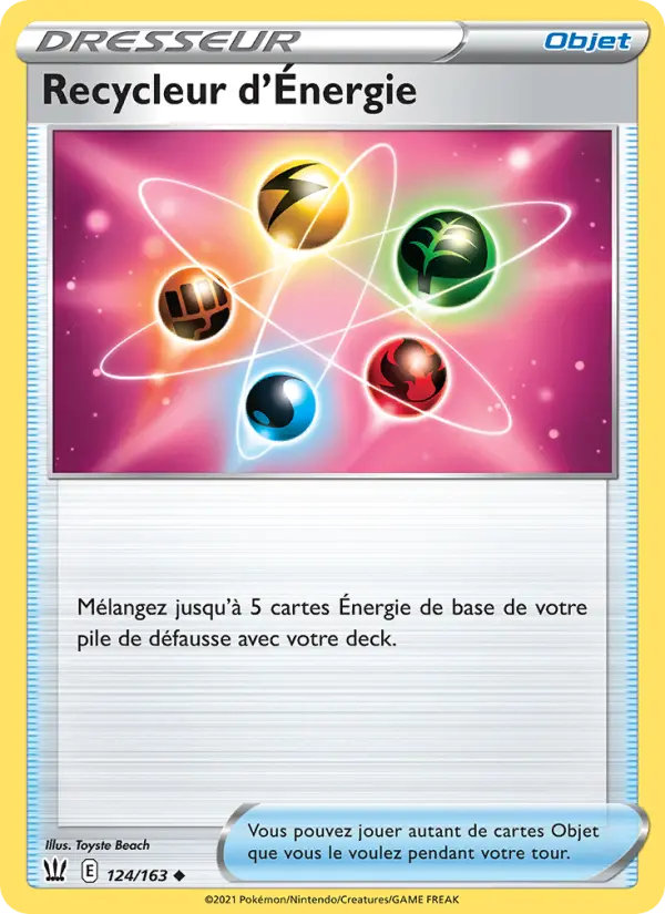 Recycleur d'Énergie — carte 124 de l’extension Styles de combat