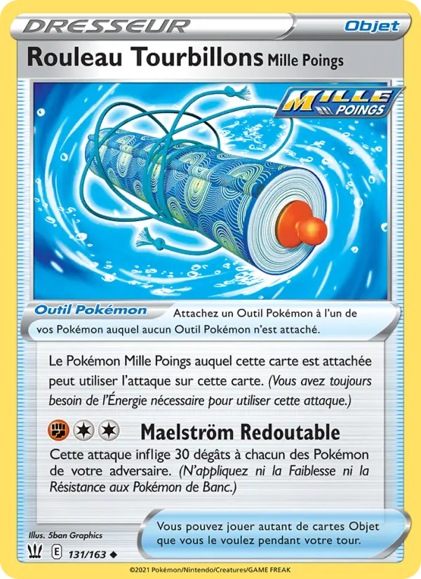 Rouleau Tourbillons Mille Poings — carte 131 de l’extension Styles de combat