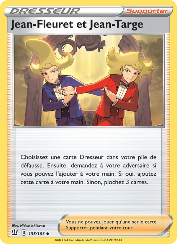 Jean-Fleuret et Jean-Targe — carte 135 de l’extension Styles de combat