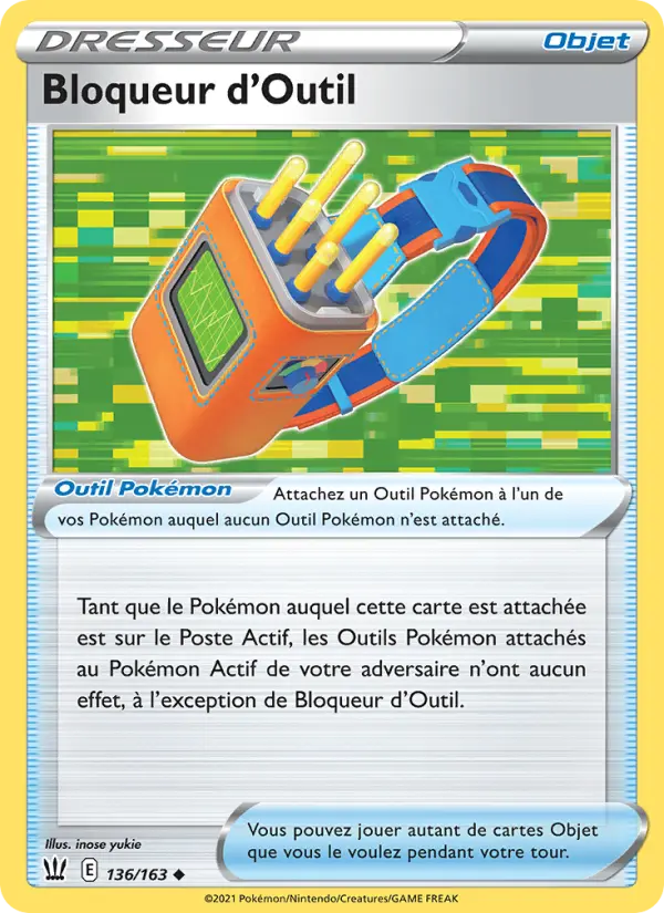 Bloqueur d'Outil — carte 136 de l’extension Styles de combat