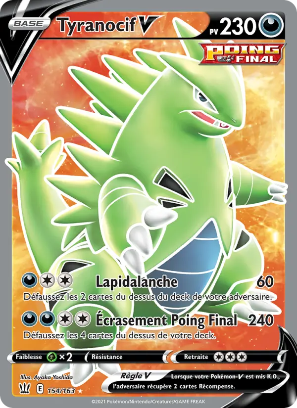 Tyranocif V — carte 154 de l’extension Styles de combat