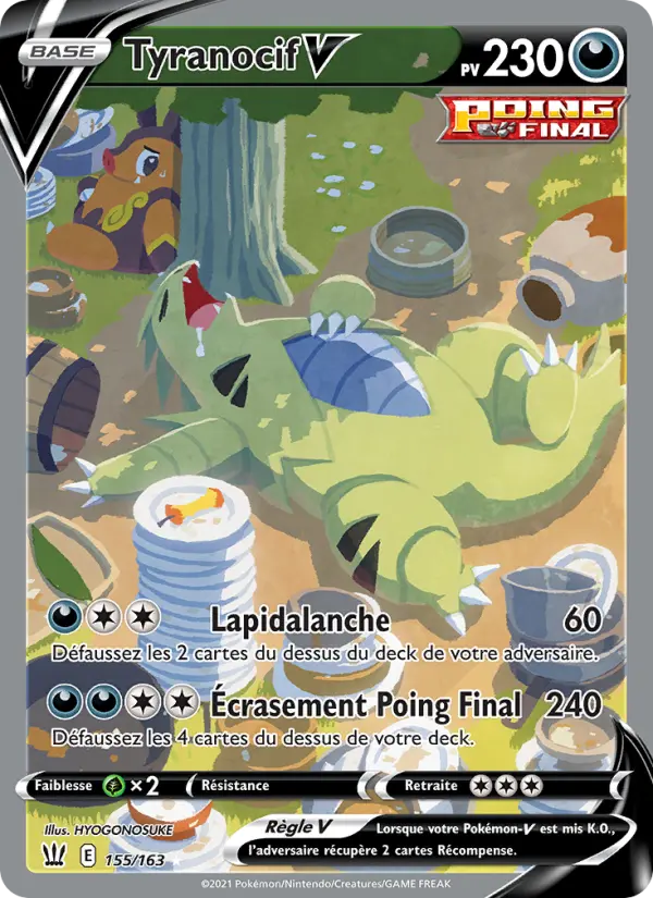 Tyranocif V — carte 155 de l’extension Styles de combat