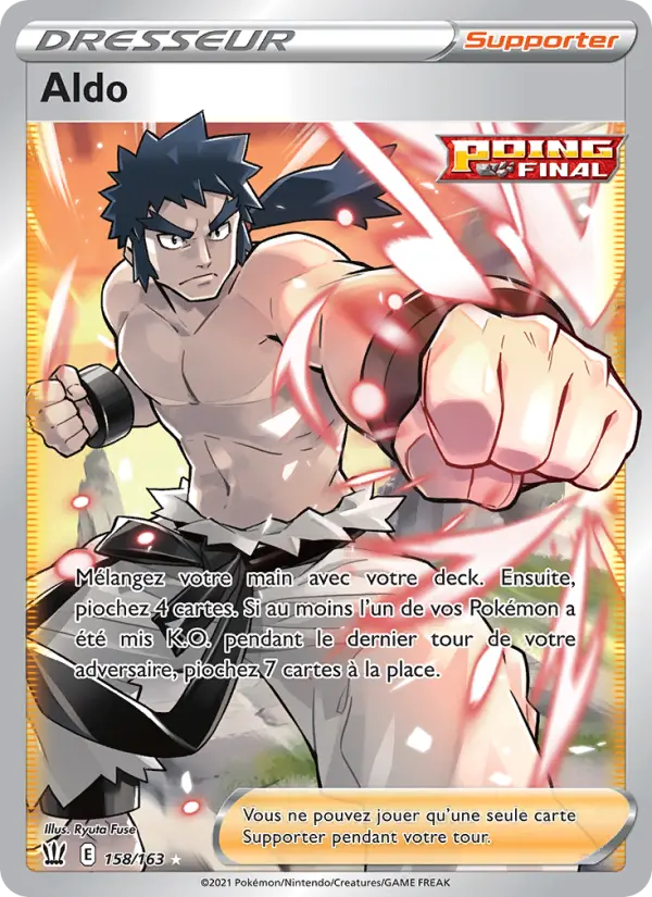 Aldo — carte 158 de l’extension Styles de combat