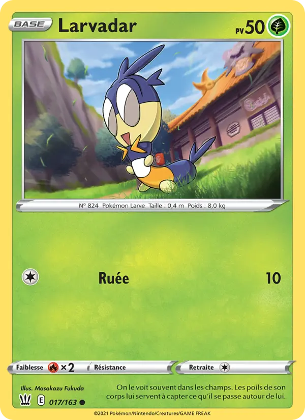 Larvadar — carte 17 de l’extension Styles de combat