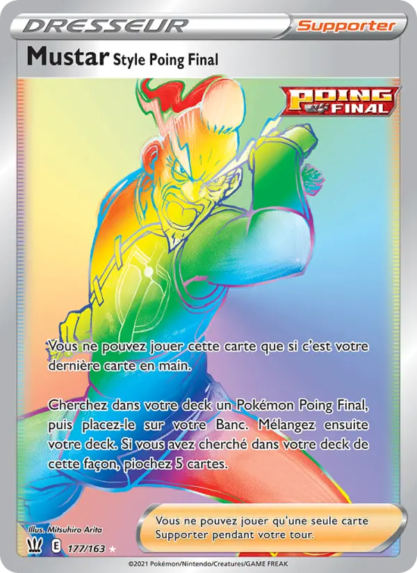 Mustar Style Poing Final — carte 177 de l’extension Styles de combat