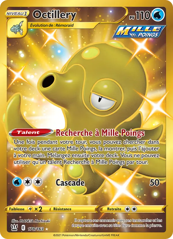 Octillery — carte 178 de l’extension Styles de combat