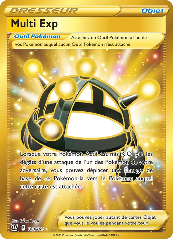Multi Exp — carte 180 de l’extension Styles de combat