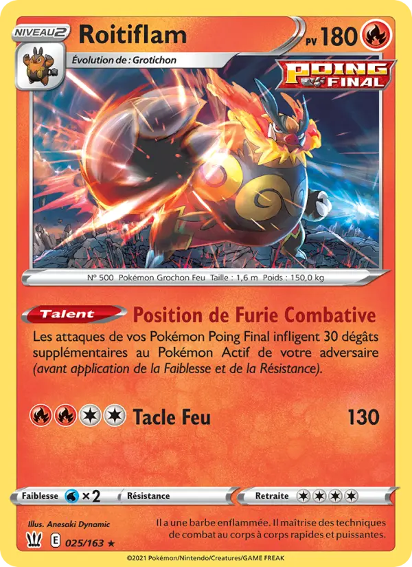 Roitiflam — carte 25 de l’extension Styles de combat