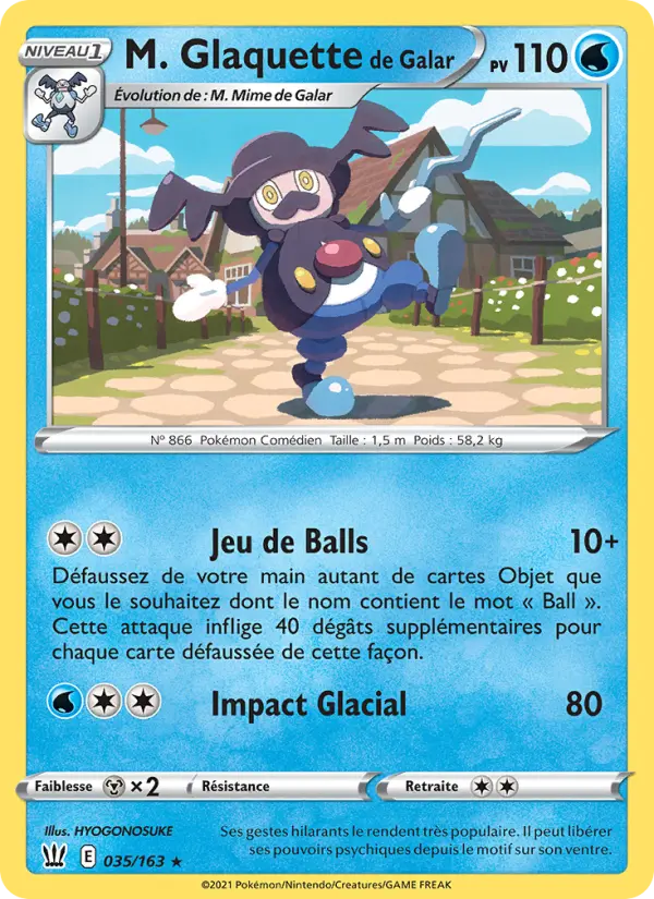 M. Glaquette de Galar — carte 35 de l’extension Styles de combat
