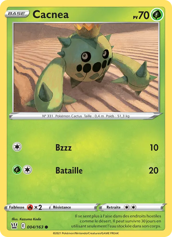 Cacnea — carte 4 de l’extension Styles de combat