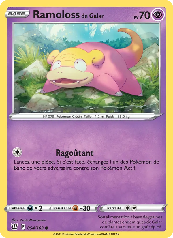 Ramoloss de Galar — carte 54 de l’extension Styles de combat