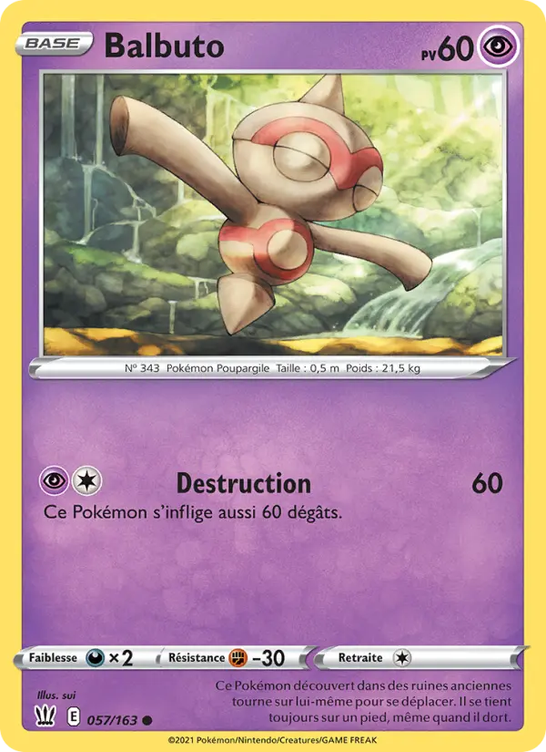 Balbuto — carte 57 de l’extension Styles de combat