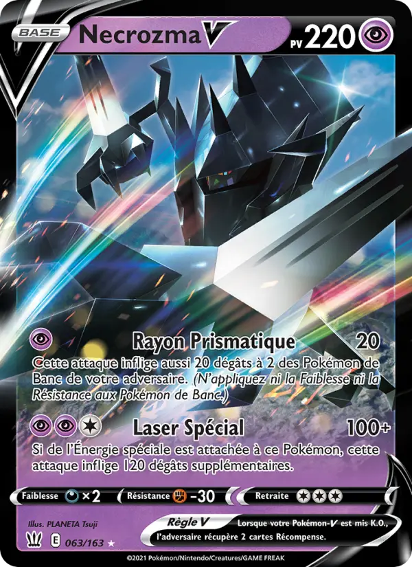 Necrozma V — carte 63 de l’extension Styles de combat
