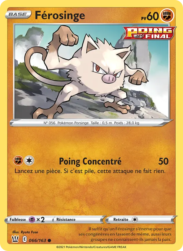 Férosinge — carte 66 de l’extension Styles de combat