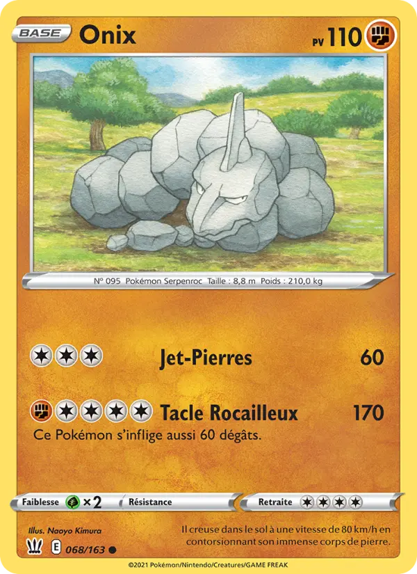 Onix — carte 68 de l’extension Styles de combat