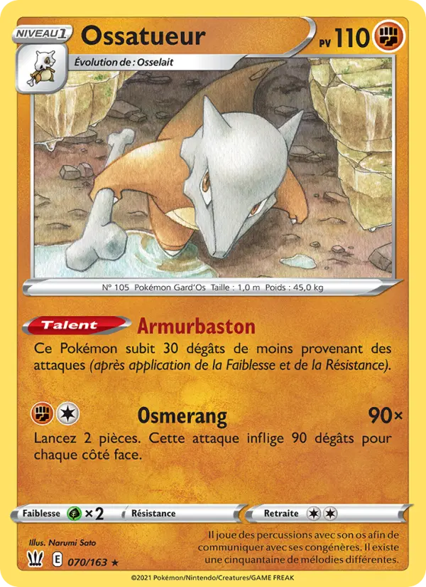 Ossatueur — carte 70 de l’extension Styles de combat
