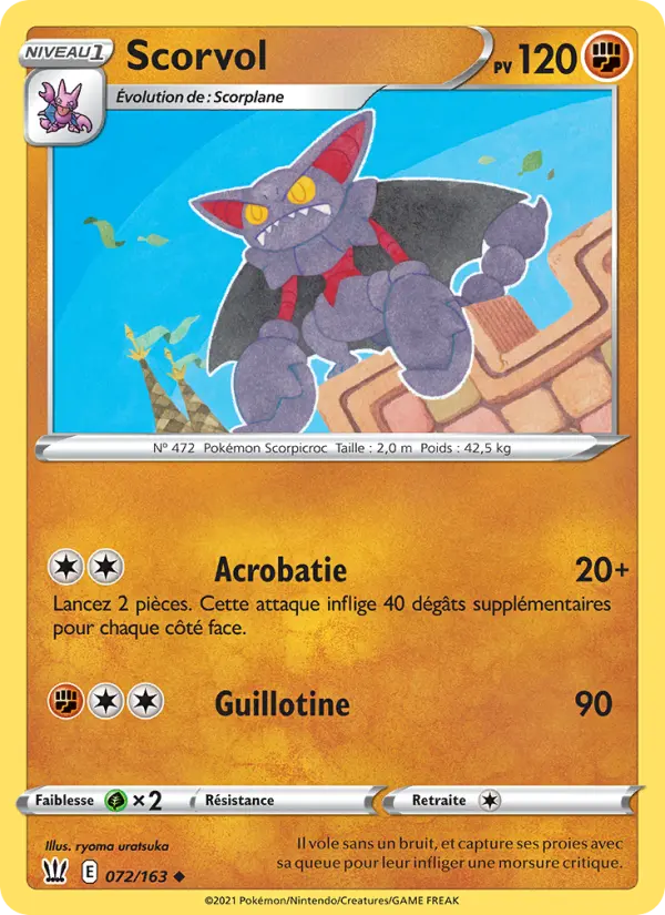 Scorvol — carte 72 de l’extension Styles de combat