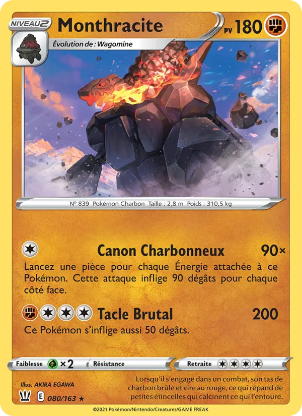 Monthracite — carte 80 de l’extension Styles de combat