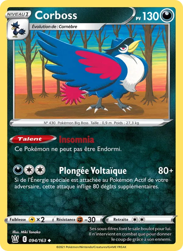 Corboss — carte 94 de l’extension Styles de combat