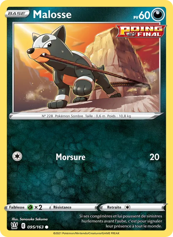Malosse — carte 95 de l’extension Styles de combat