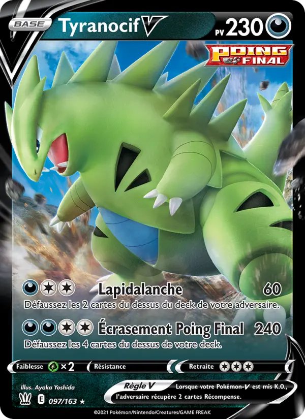 Tyranocif V — carte 97 de l’extension Styles de combat
