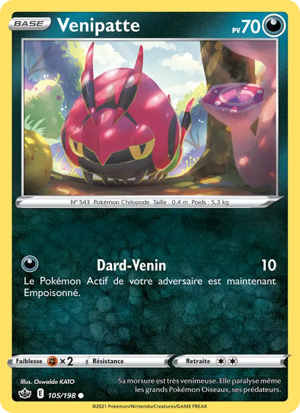 Venipatte — carte 105 de l’extension Règne de Glace