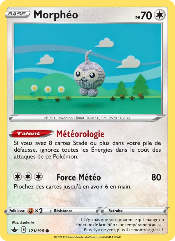 Morphéo — carte 121 de l’extension Règne de Glace