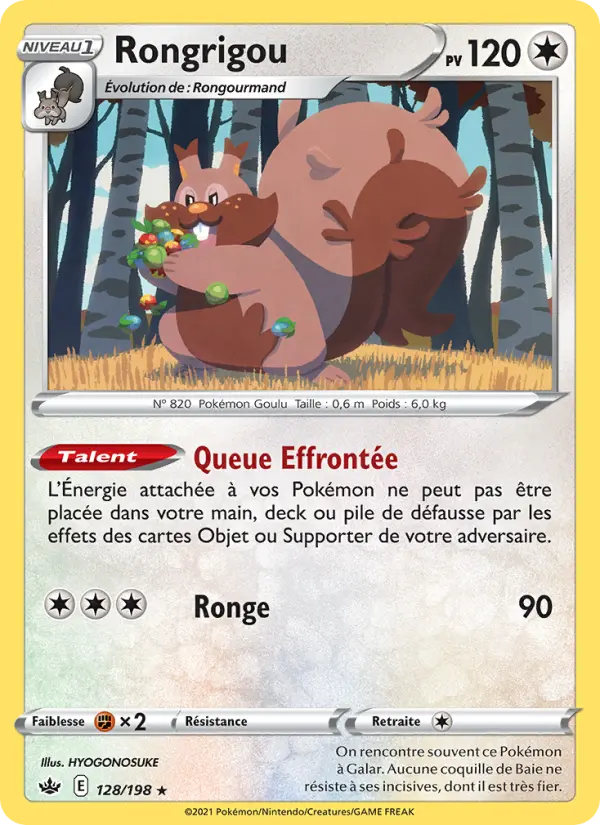 Rongrigou — carte 128 de l’extension Règne de Glace
