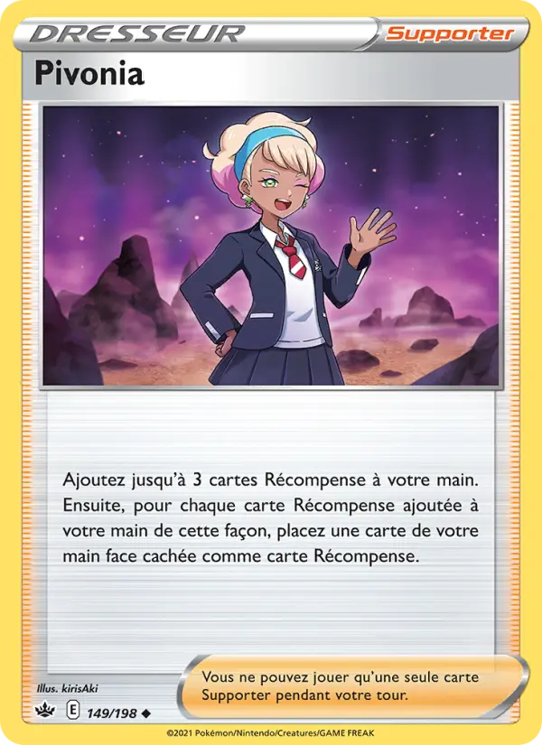 Pivonia — carte 149 de l’extension Règne de Glace