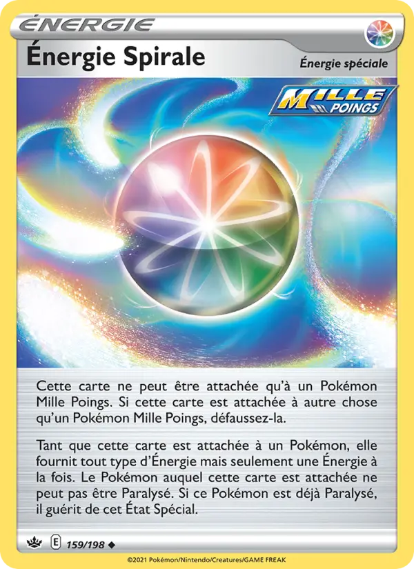 Énergie Spirale — carte 159 de l’extension Règne de Glace