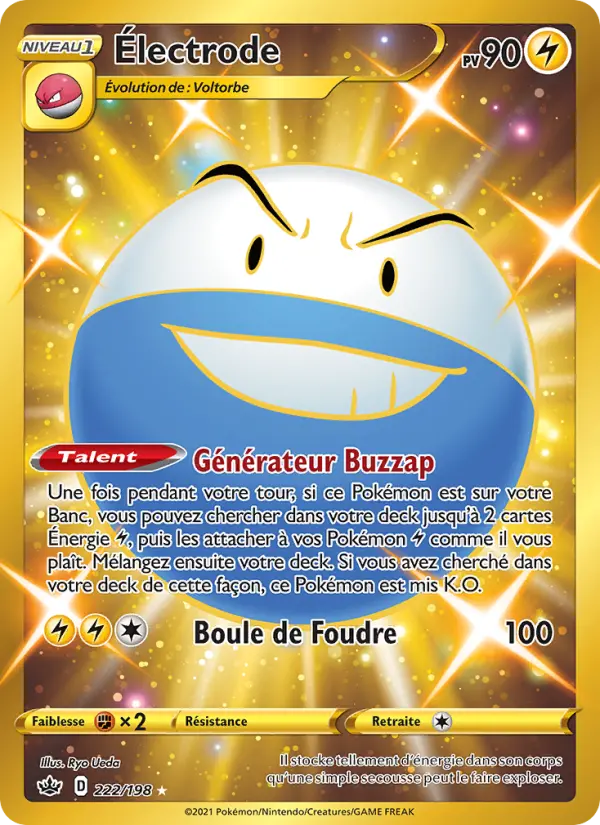 Électrode — carte 222 de l’extension Règne de Glace
