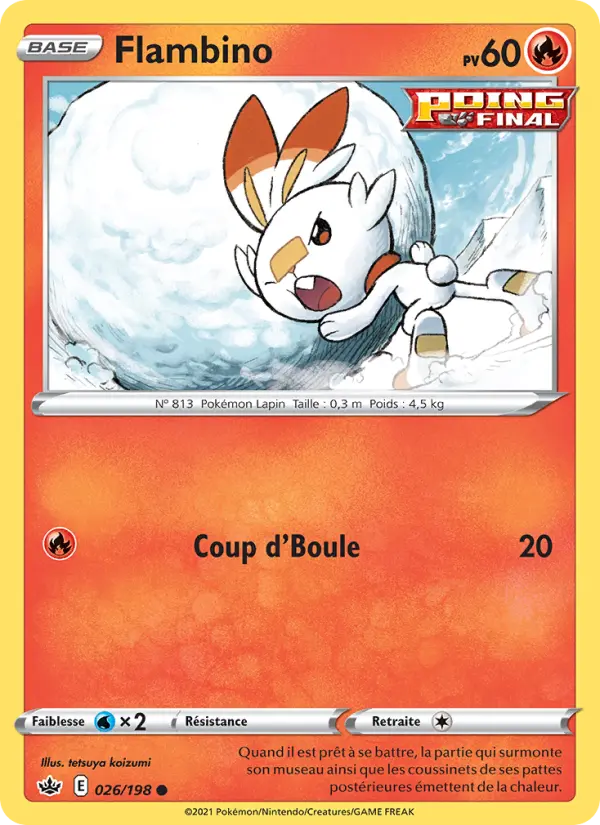 Flambino — carte 26 de l’extension Règne de Glace