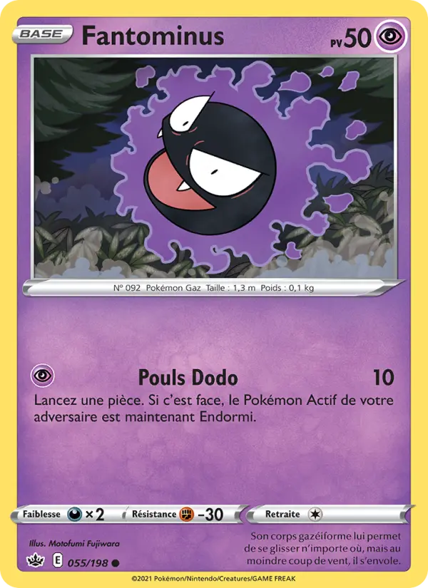 Fantominus — carte 55 de l’extension Règne de Glace