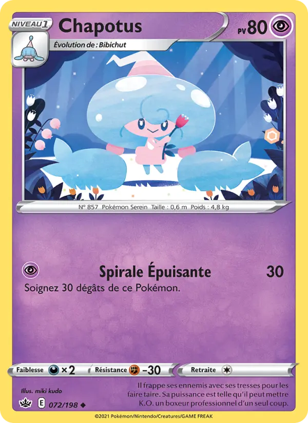 Chapotus — carte 72 de l’extension Règne de Glace