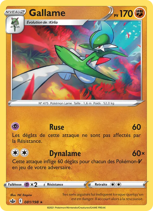 Gallame — carte 81 de l’extension Règne de Glace