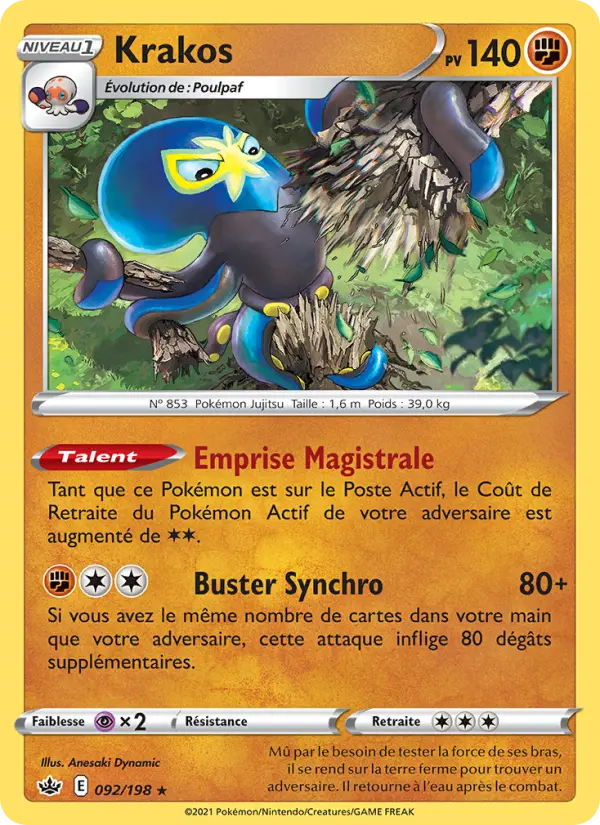 Krakos — carte 92 de l’extension Règne de Glace