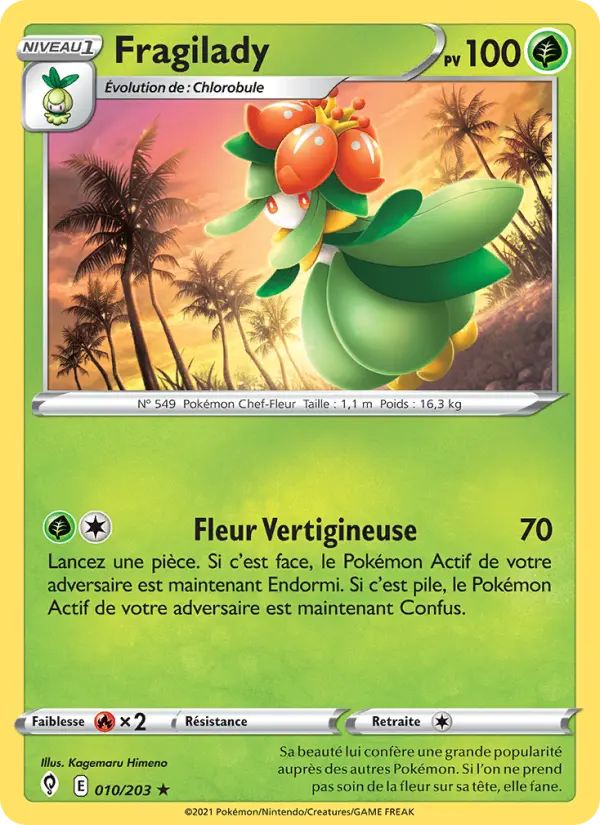 Fragilady — carte 10 de l’extension Évolution Céleste