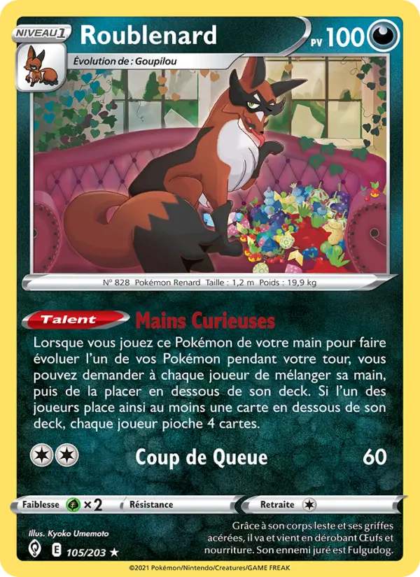 Roublenard — carte 105 de l’extension Évolution Céleste